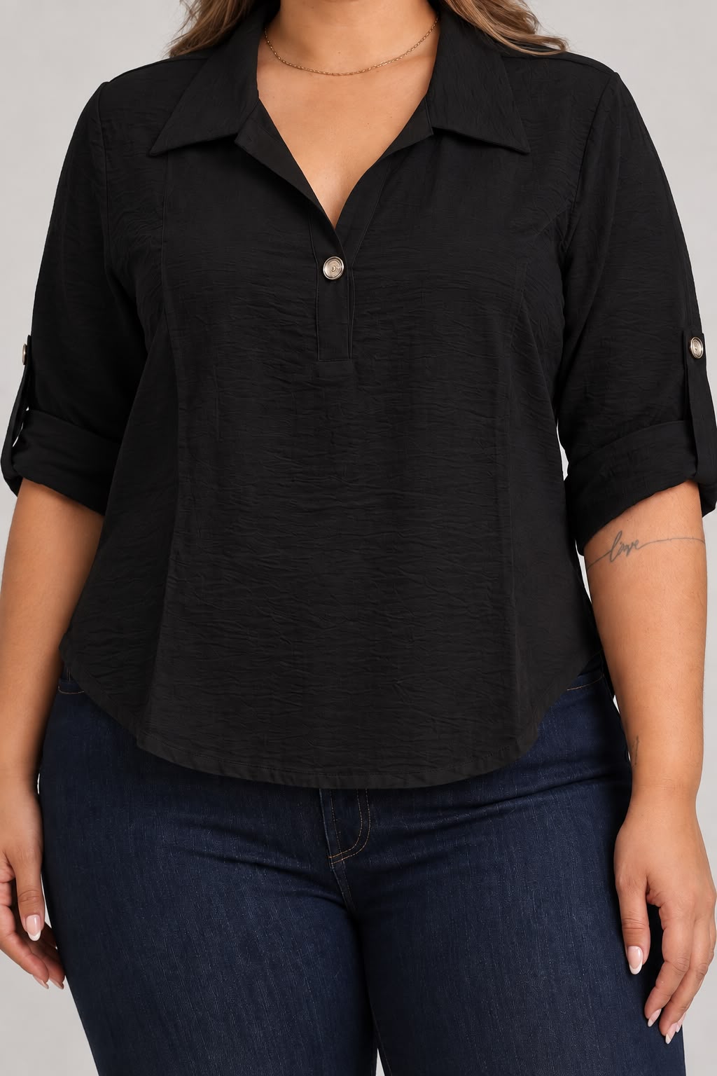 Blusa polo botón R- 11810