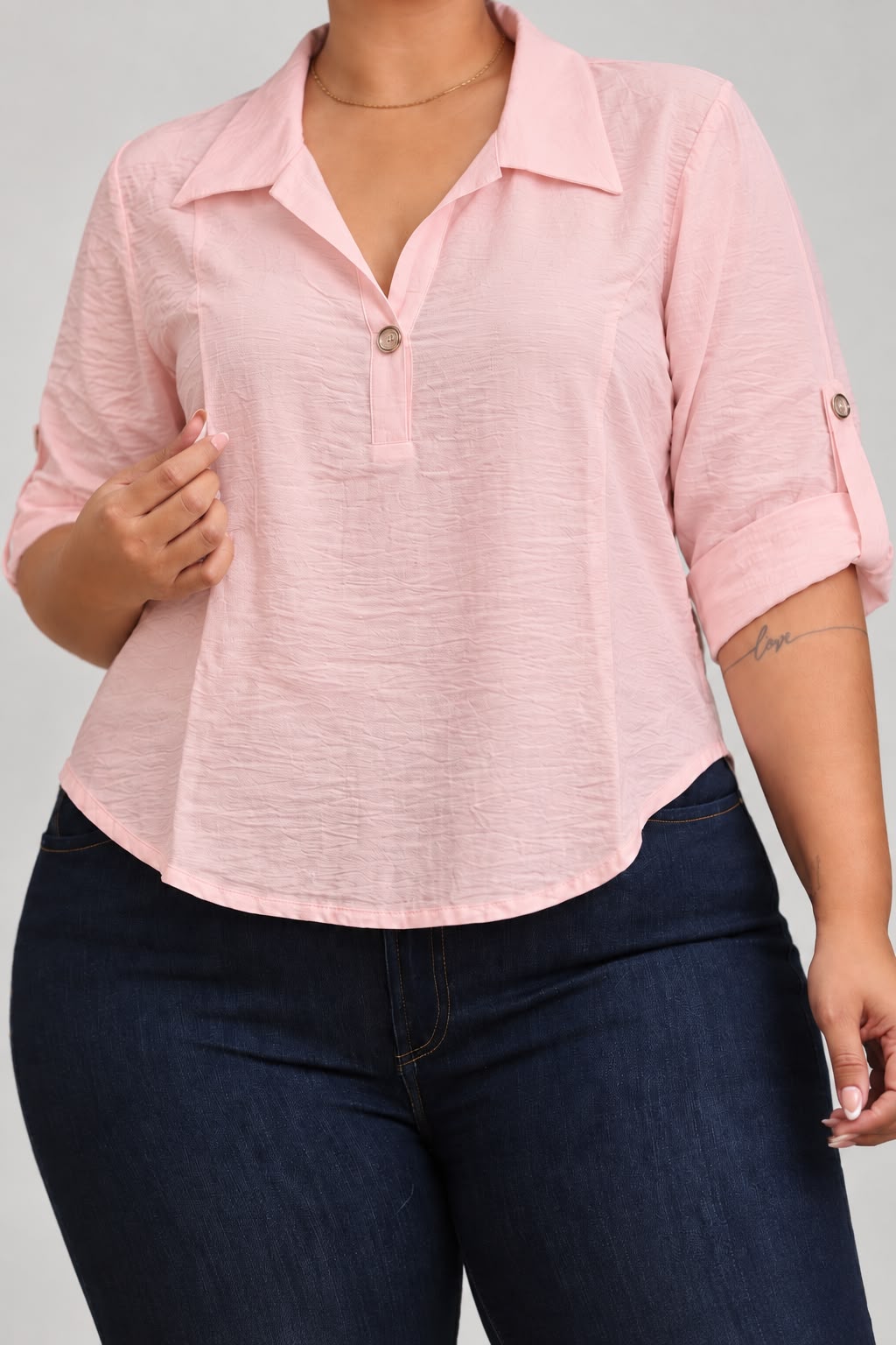 Blusa polo botón R- 11810
