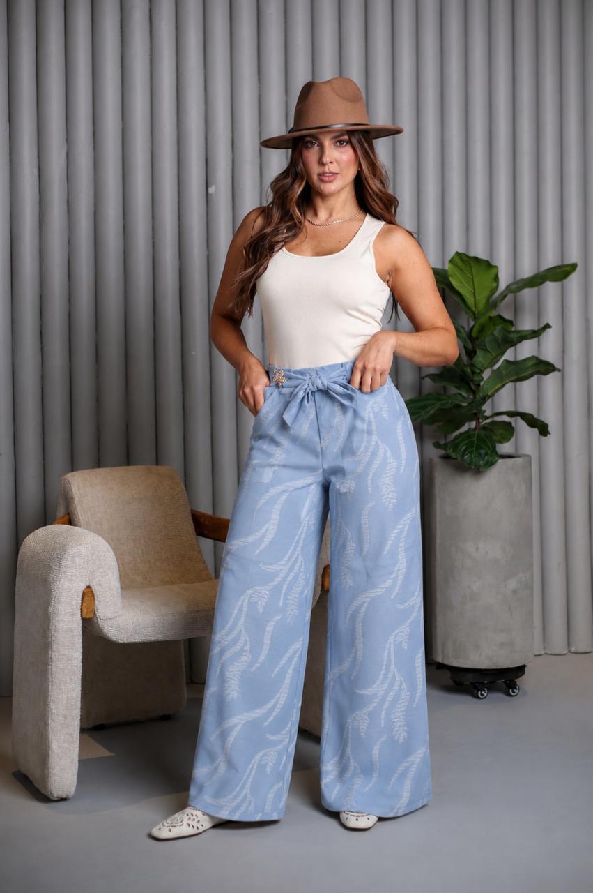 Pantalón hojas R-11979