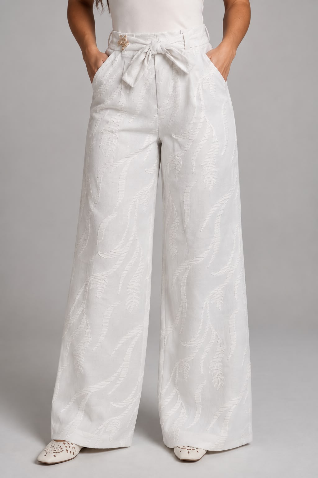 Pantalón hojas R-11979