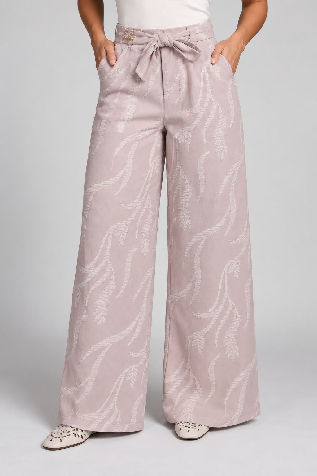 Pantalón hojas R-11979