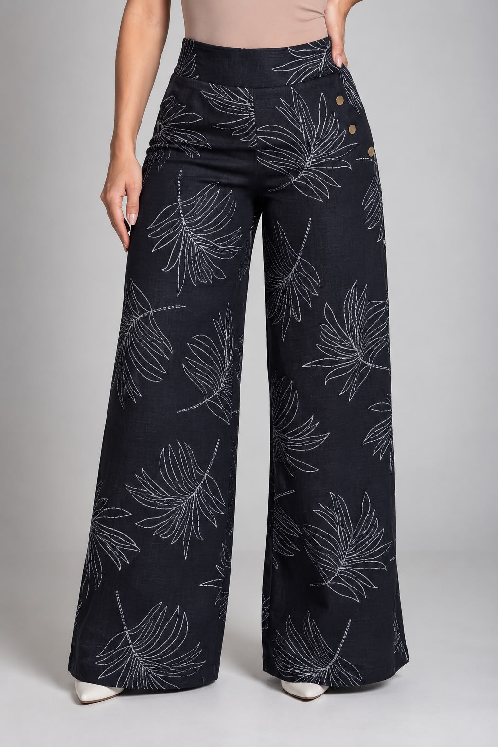 Pantalón floral R-11983